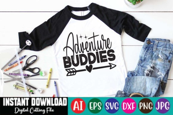 Adventure Buddies: Graphics for T-Shirt Designs