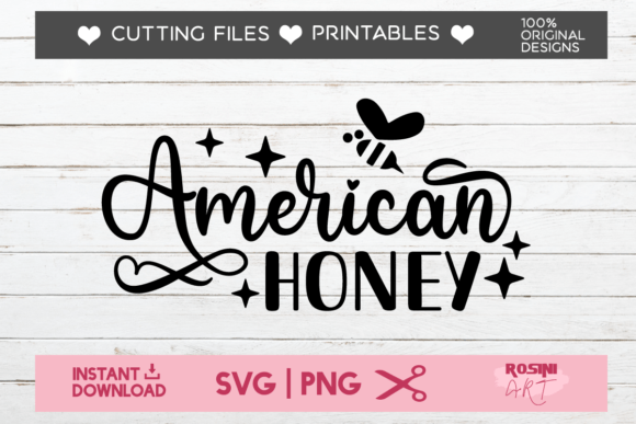 American Honey: Graphics for T-Shirt Designs