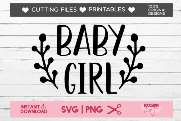 Baby Girl Graphics for T-Shirt Designs