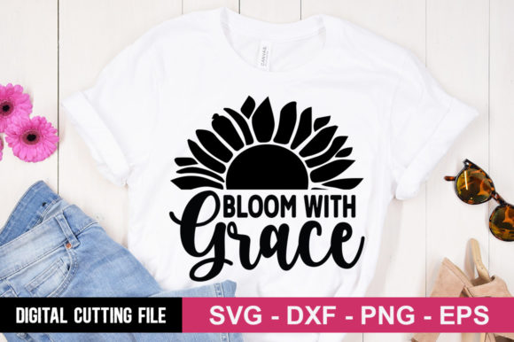 Bloom with Grace SVG: T-Shirt Graphics Design Review