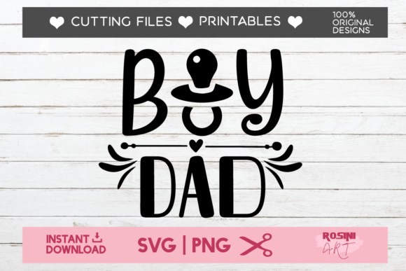 Boy Dad Graphics for T-Shirt Designs