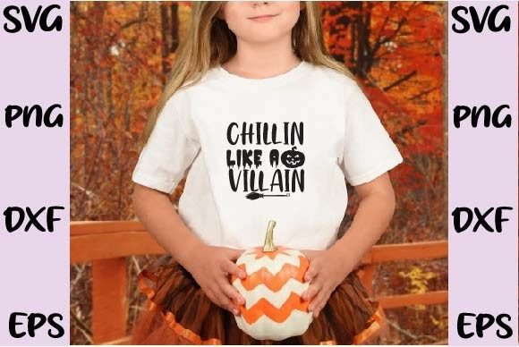 Chillin Like a Villain Svg Design Graphics