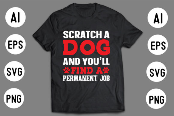 DOG T Shirt Design Template