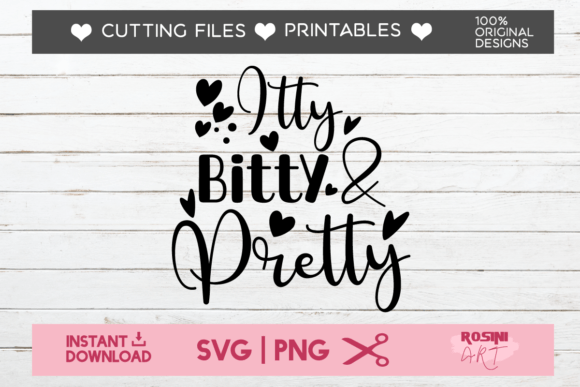 Itty Bitty and Pretty: Graphics for T-Shirt Designs