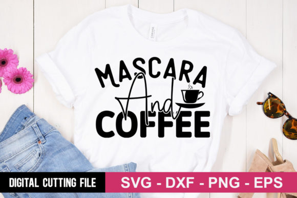 Mascare and Coffee SVG: Graphics for T-Shirt Designs