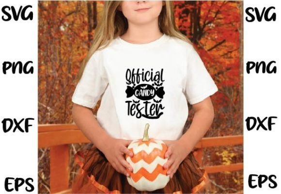 Official Candy Tester SVG Design for Graphics and T-Shirt Designs