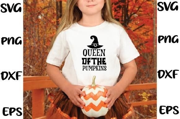 Queen of the Pumpkins Svg Design